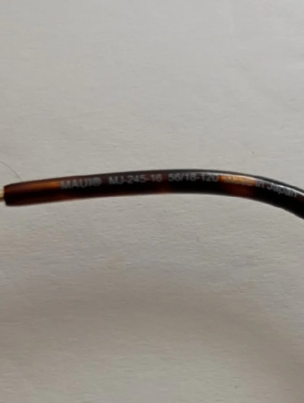 Maui Jim Jim Baby  Gold Aviator Sunglasses with Brown Gradient Lenses MJ 245-16